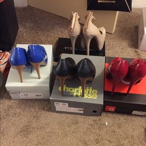 Collection of summer high heels